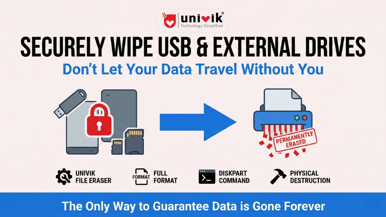 How to Securely Wipe a USB Drive or External Hard Drive
