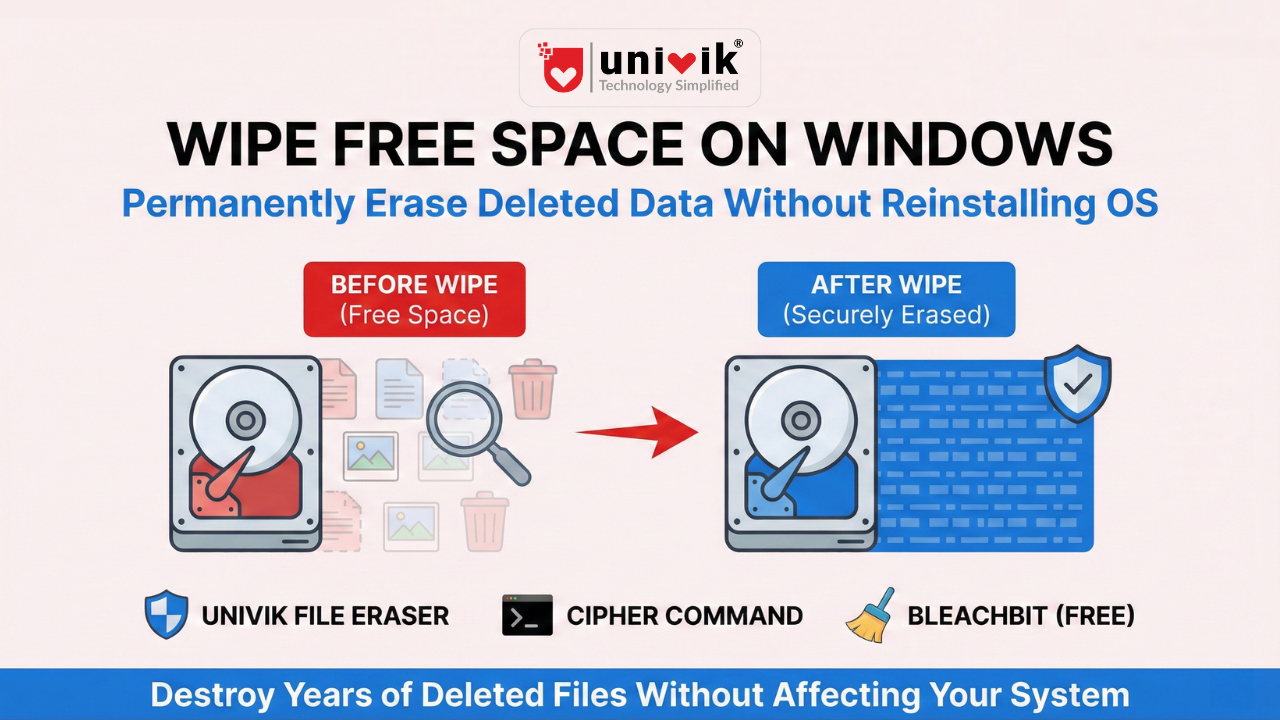How to Wipe Free Space on Windows Without Reinstalling the OS