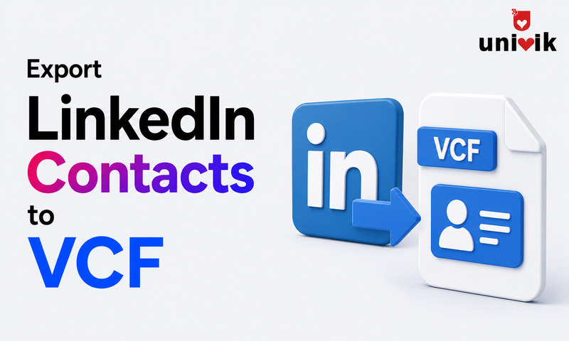 linkedin contacts to vcf file