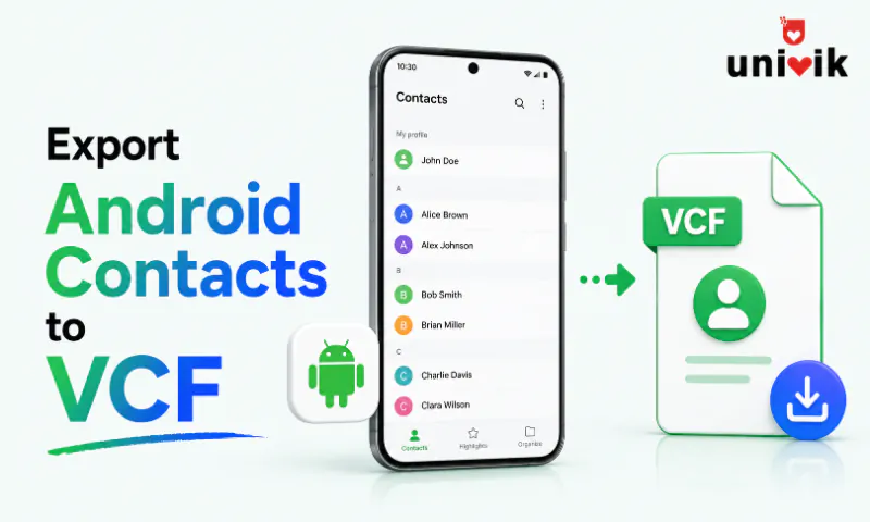 Export Android Contacts to VCF File: 4 Free Methods