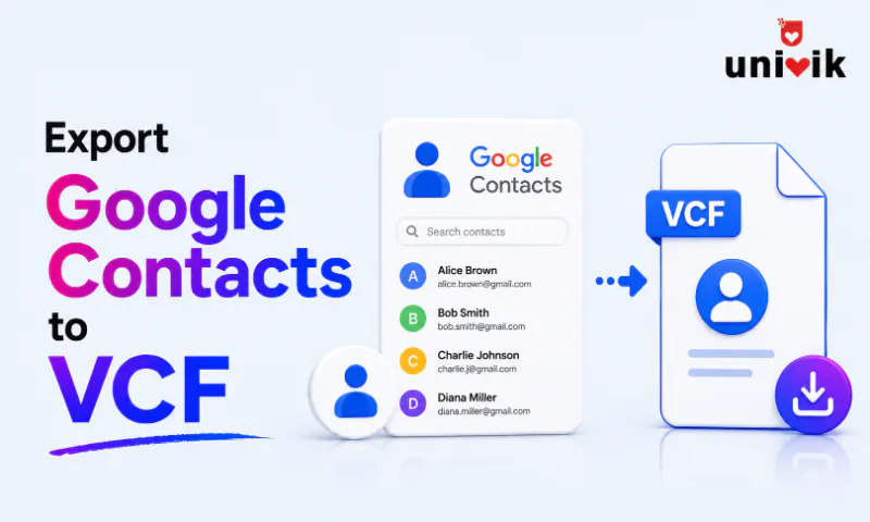Export Google Contacts to VCF File: 3 Free Methods