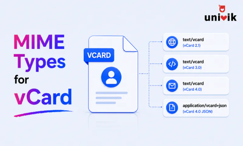 MIME Types for vCard: text/vcard, text/x-vcard and When Each Applies