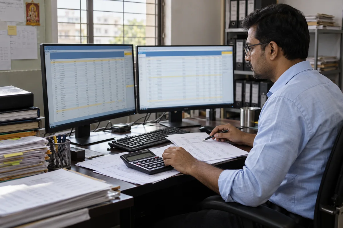 Two accounting views and a trial-balance check help make a Tally data move easier to verify.