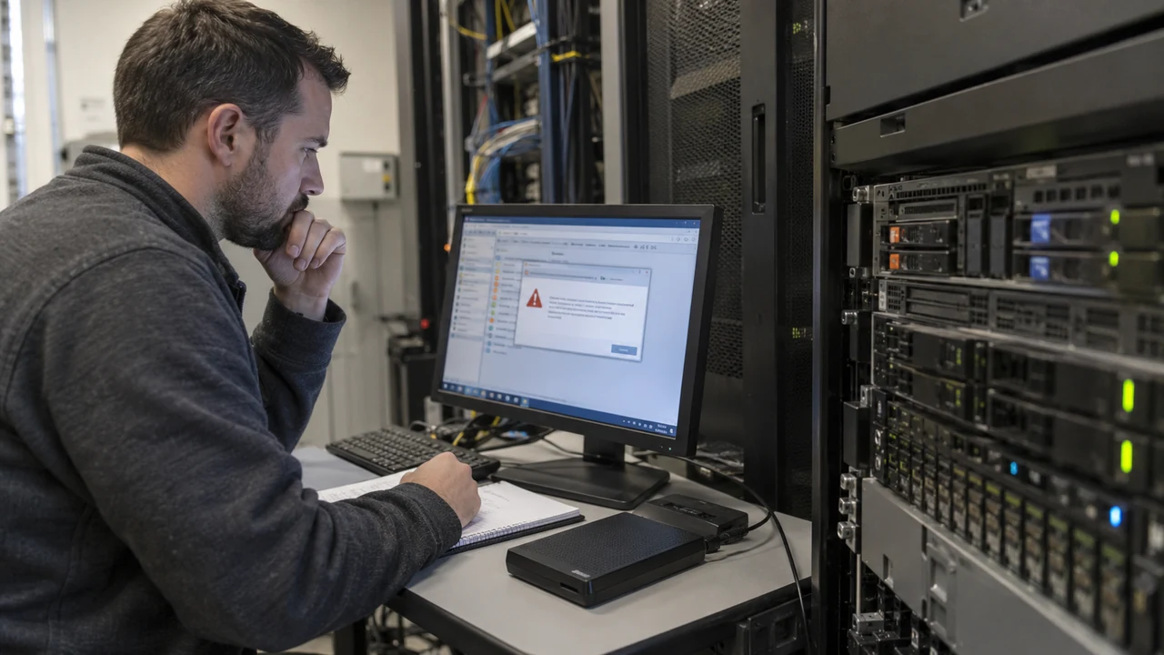 Read the mount error and protect a copy of the database before trying a repair.